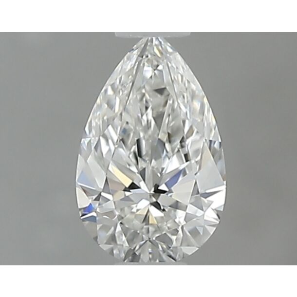 0.46 Carat Diamant Naturel de taille Poire, Couleur G, Pureté VVS1