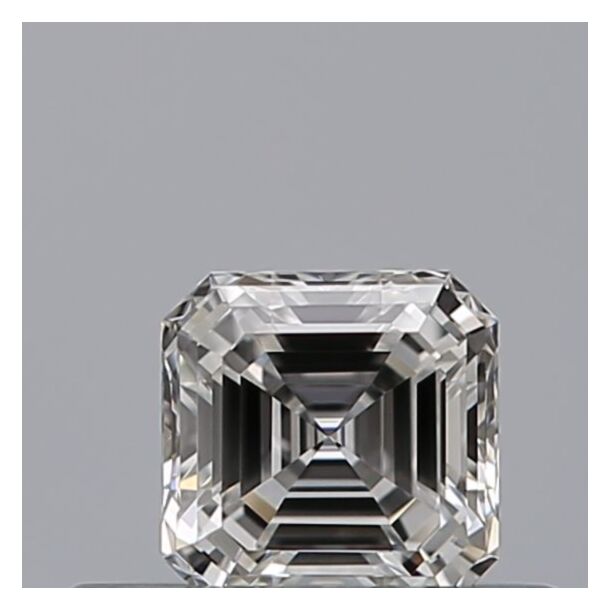 0.3 Carat Natural Diamond, Asscher Cut, Color D, Clarity VVS1