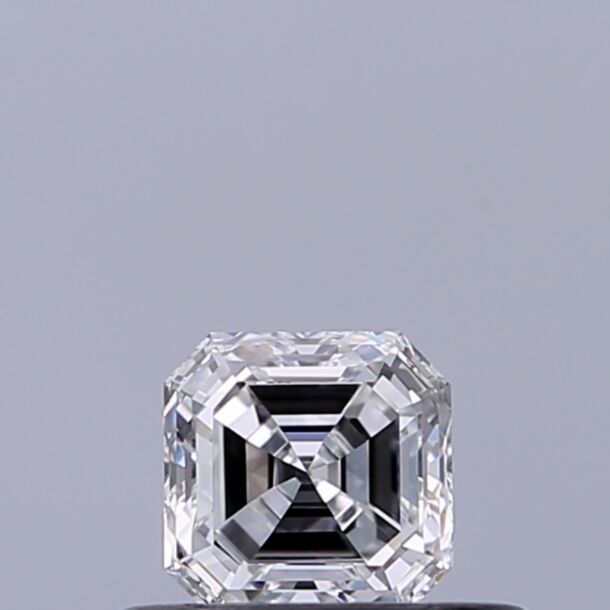 0.31 Carat Natural Diamond, Asscher Cut, Color D, Clarity VVS1