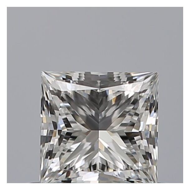 0.5 Karat Natürlicher Diamant Im Prinzessschliff, Farbe F, Reinheit FL