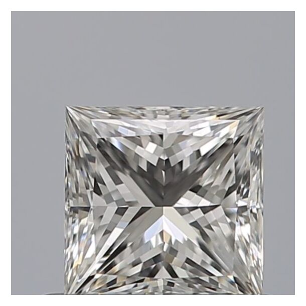 0.53 Carat Diamant Naturel de taille Princesse, Couleur G, Pureté VVS1