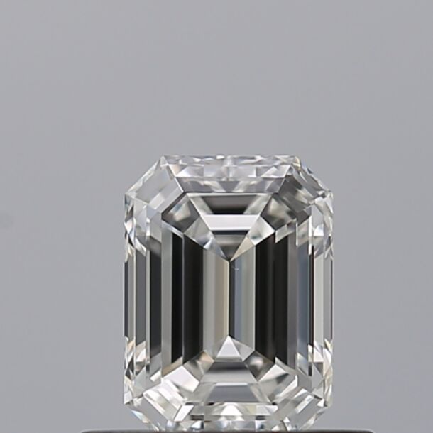 0.5 Carat Natural Diamond, Emerald Cut, Color F, Clarity VS1 0.5 Carat Natural Diamond, Emerald Cut, Color F, Clarity VS1