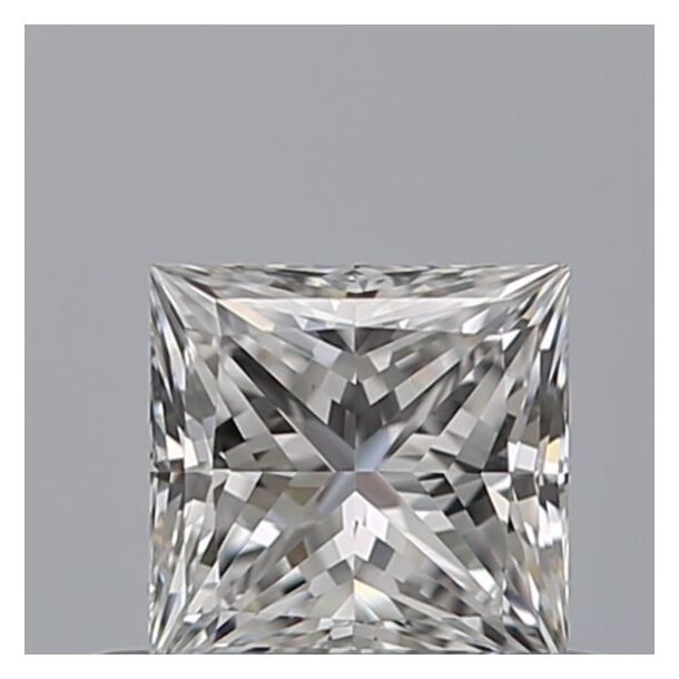 0.44 Karat Natürlicher Diamant Im Prinzessschliff, Farbe D, Reinheit VVS2