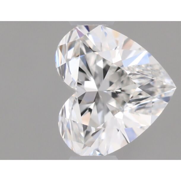 0.56 Carat Diamant Naturel de taille Coeur, Couleur G, Pureté VS2