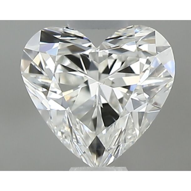 0.5 Karat Natürlicher Diamant Im Herzschliff, Farbe H, Reinheit VS2