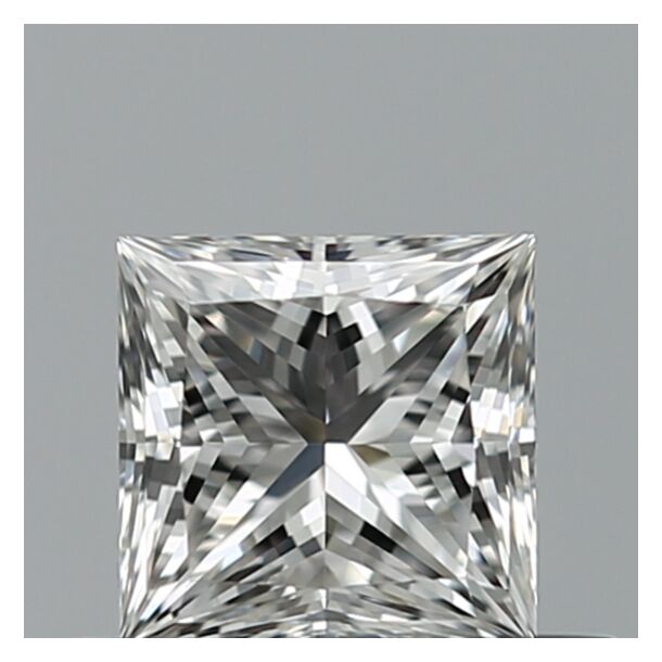 0.5 Karaat Natuurlijke Diamant met een Prinses vorm, Kleur F, Zuiverheid VVS1 0.5 Karaat Natuurlijke Diamant met een Prinses vorm, Kleur F, Zuiverheid VVS1