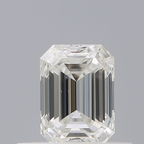 0.5 Carat Natural Diamond, Emerald Cut, Color F, Clarity VVS2 0.5 Carat Natural Diamond, Emerald Cut, Color F, Clarity VVS2