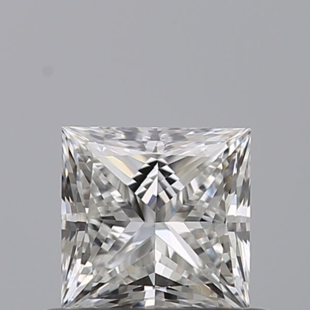 0.53 Carat Diamant Naturel de taille Princesse, Couleur E, Pureté VS1