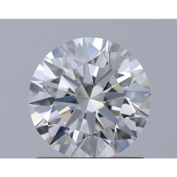 1.1 Carat Natural Diamond, Round Cut, Color H, Clarity VVS2
