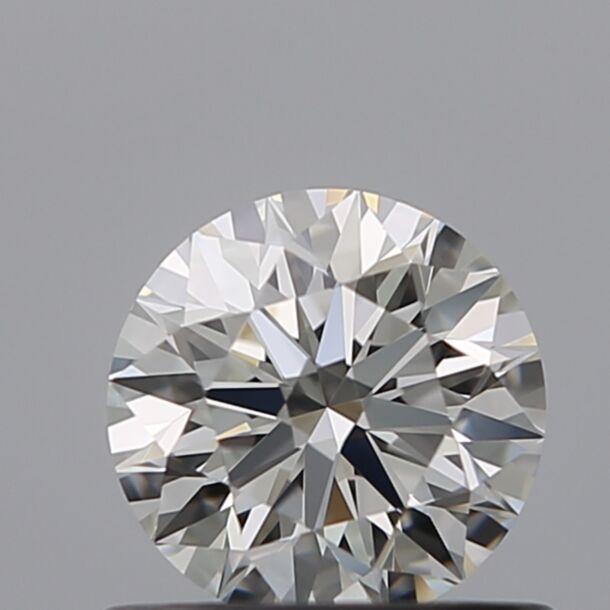 0.6 Carat Diamant Naturel de taille Brillant, Couleur G, Pureté VVS1
