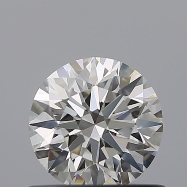 0.6 Carat Diamant Naturel de taille Brillant, Couleur G, Pureté VVS1