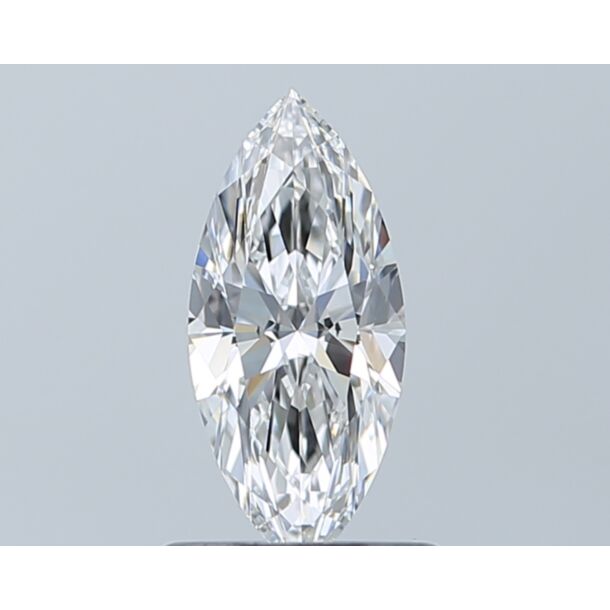 0.7 Carat Diamant Naturel de taille Marquise, Couleur F, Pureté VVS1