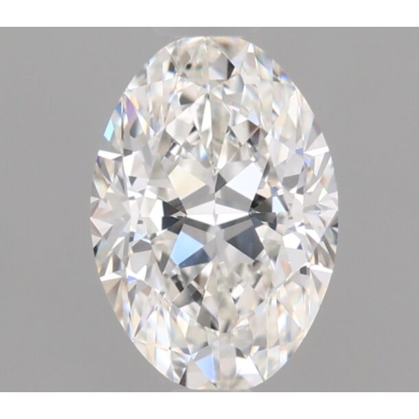 0.51 Karat Natürlicher Diamant Im Ovalschliff, Farbe H, Reinheit VVS1