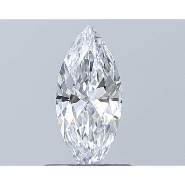 0.5 Karat Natürlicher Diamant Im Marquiseschliff, Farbe D, Reinheit VVS1