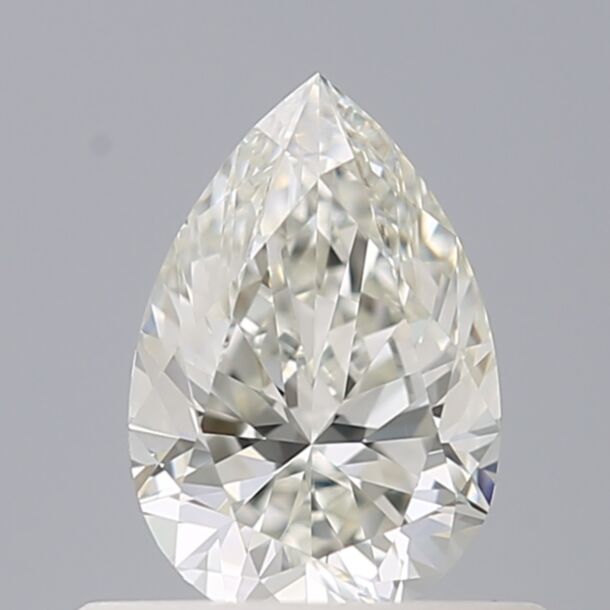 0.51 Carat Diamant Naturel de taille Poire, Couleur I, Pureté VVS1