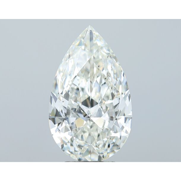 4.01 Karaat Natuurlijke Diamant met een Peer vorm, Kleur I, Zuiverheid SI1