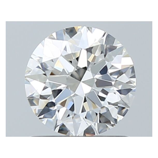 0.9 Carat Natural Diamond, Round Cut, Color I, Clarity VVS2