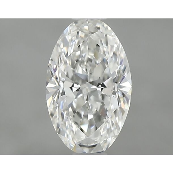 0.56 Karat Natürlicher Diamant Im Ovalschliff, Farbe G, Reinheit SI1