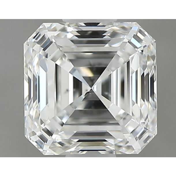 0.7 Karat Natürlicher Diamant Im Asscherschliff, Farbe G, Reinheit SI1