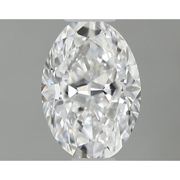 0.4 Carat Diamant Naturel de taille Oval, Couleur D, Pureté VVS1