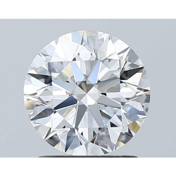 1.4 Carat Natural Diamond, Round Cut, Color E, Clarity VVS2