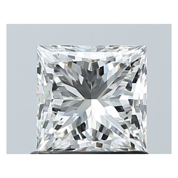 1.01 Carat Natural Diamond, Princess Cut, Color I, Clarity VVS1
