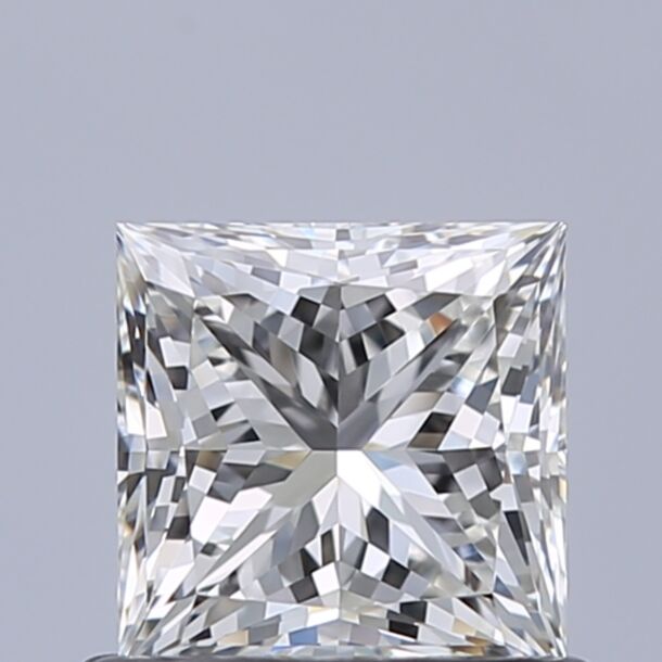 0.72 Carat Natural Diamond, Princess Cut, Color I, Clarity IF 0.72 Carat Natural Diamond, Princess Cut, Color I, Clarity IF
