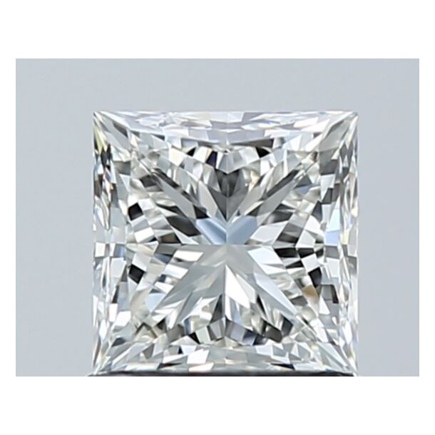 1.01 Carat Natural Diamond, Princess Cut, Color I, Clarity VVS1