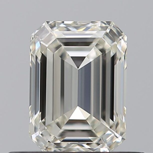 0.7 Carat Natural Diamond, Emerald Cut, Color H, Clarity IF 0.7 Carat Natural Diamond, Emerald Cut, Color H, Clarity IF