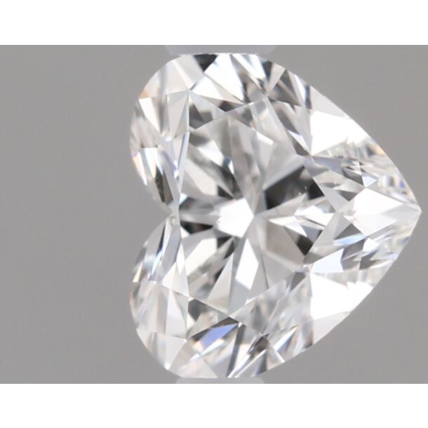 0.5 Karaat Natuurlijke Diamant met een Hart vorm, Kleur H, Zuiverheid VS2