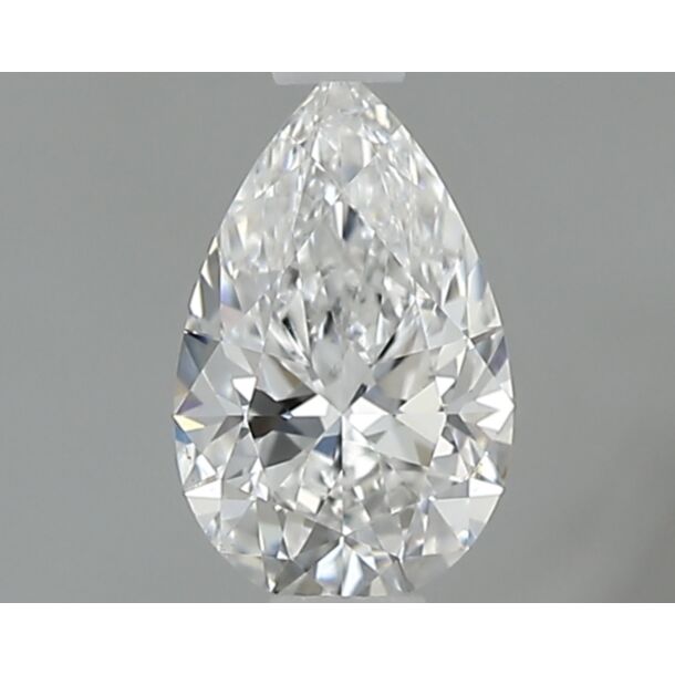 0.52 Carat Natural Diamond, Pear Cut, Color E, Clarity SI1
