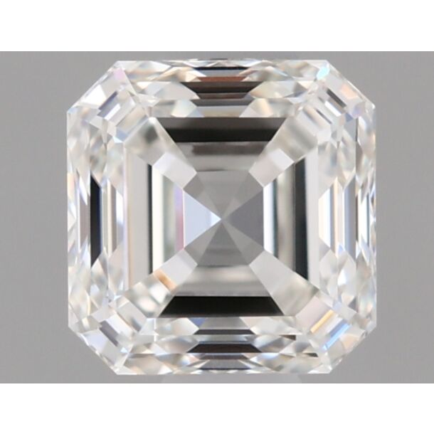 0.51 Carat Diamant Naturel de taille Asscher, Couleur I, Pureté VVS1