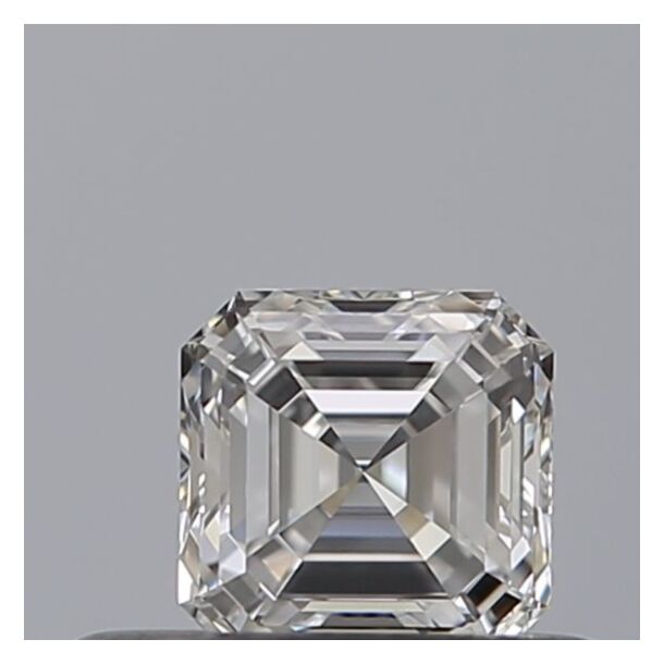 0.34 Karat Natürlicher Diamant Im Asscherschliff, Farbe D, Reinheit VVS2