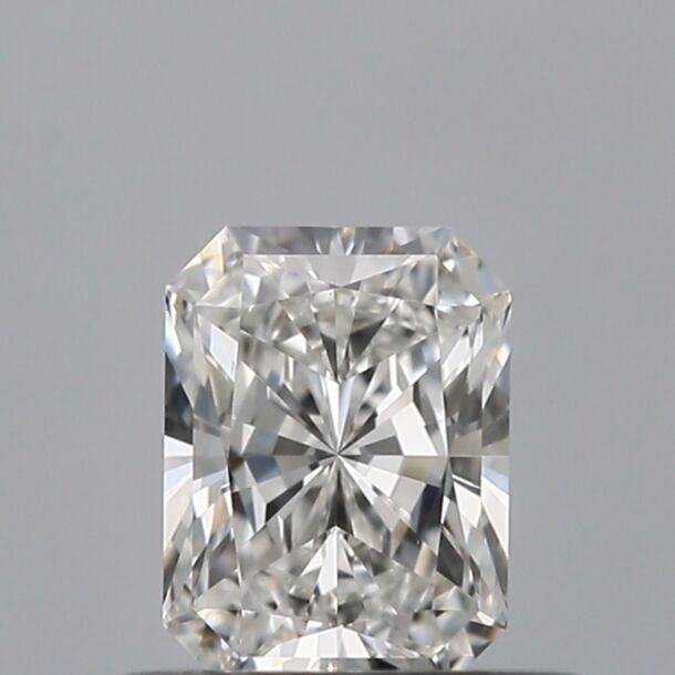 0.43 Carat Diamant Naturel de taille Radiant, Couleur F, Pureté IF