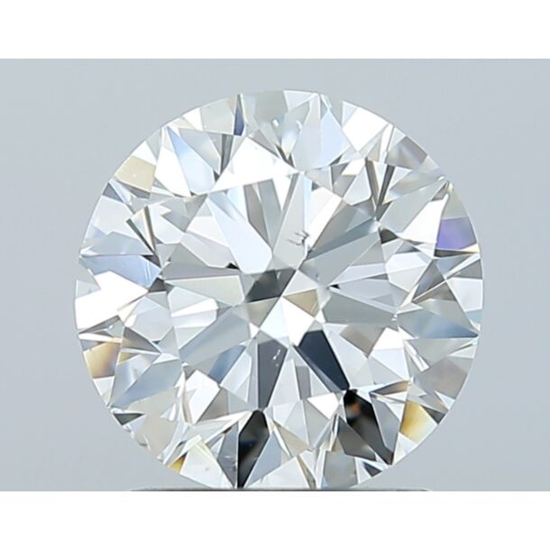1.61 Carat Natural Diamond, Round Cut, Color I, Clarity SI1 1.61 Carat Natural Diamond, Round Cut, Color I, Clarity SI1