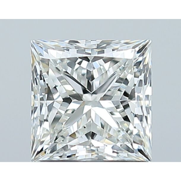 1.03 Karat Natürlicher Diamant Im Prinzessschliff, Farbe I, Reinheit VS2