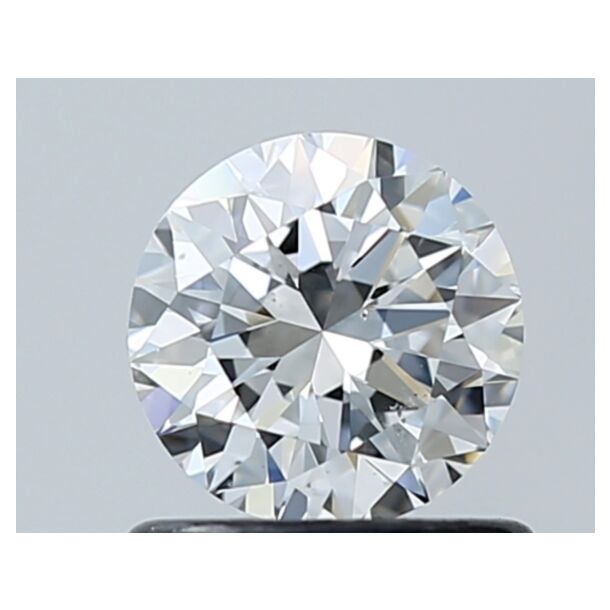 0.7 Carat Diamant Naturel de taille Brillant, Couleur F, Pureté SI1