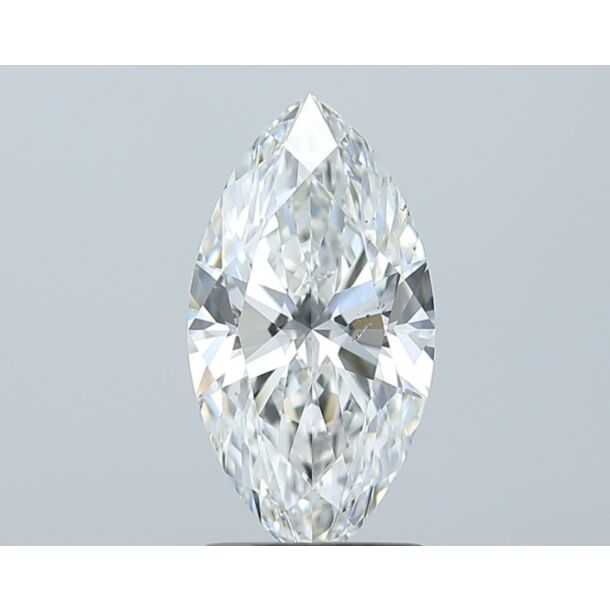 1.7 Carat Diamant Naturel de taille Marquise, Couleur G, Pureté SI1