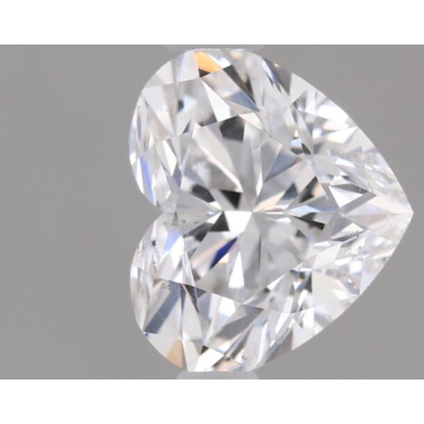 0.64 Carat Natural Diamond, Heart Cut, Color E, Clarity SI1 0.64 Carat Natural Diamond, Heart Cut, Color E, Clarity SI1