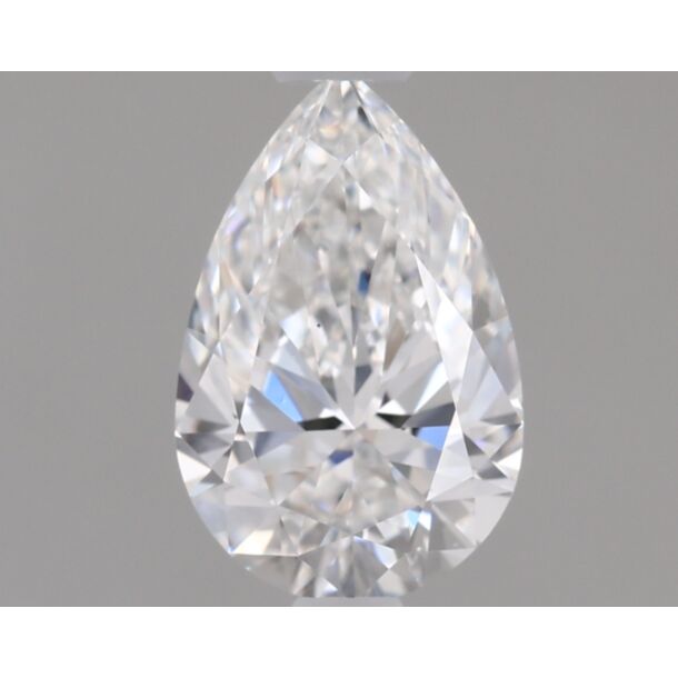 0.5 Carat Diamant Naturel de taille Poire, Couleur E, Pureté VS2
