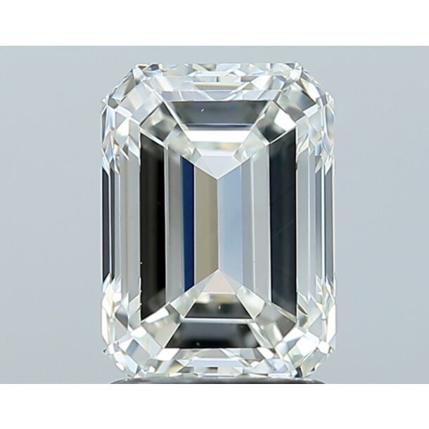 2.01 Carat Diamant Naturel de taille émeraude, Couleur H, Pureté VS1