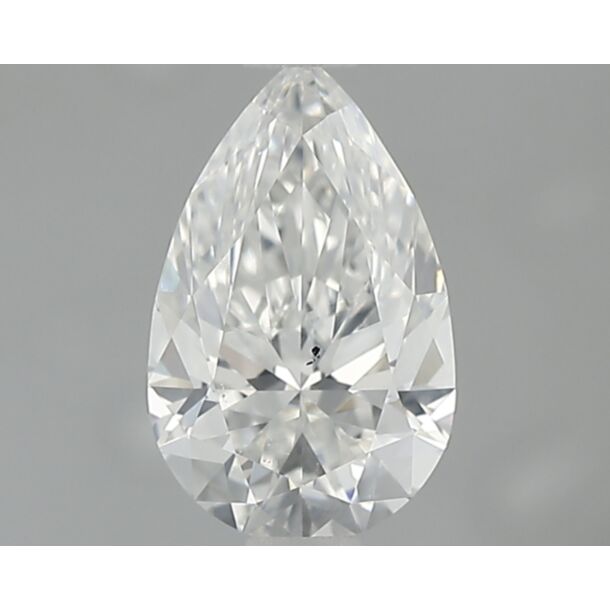 0.73 Carat Diamant Naturel de taille Poire, Couleur G, Pureté SI1