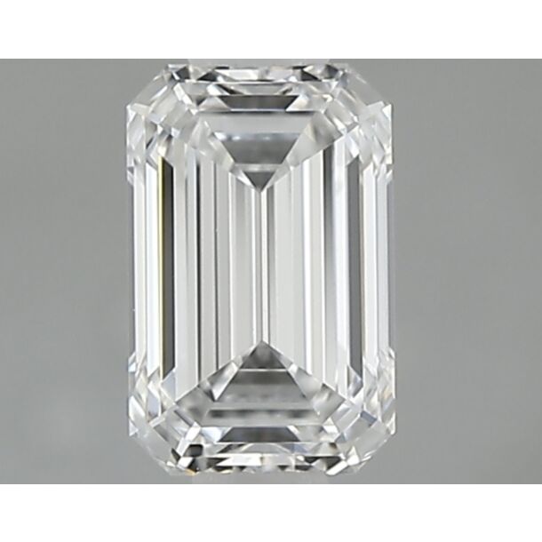 0.5 Karaat Natuurlijke Diamant met een Smaragd vorm, Kleur E, Zuiverheid VVS1