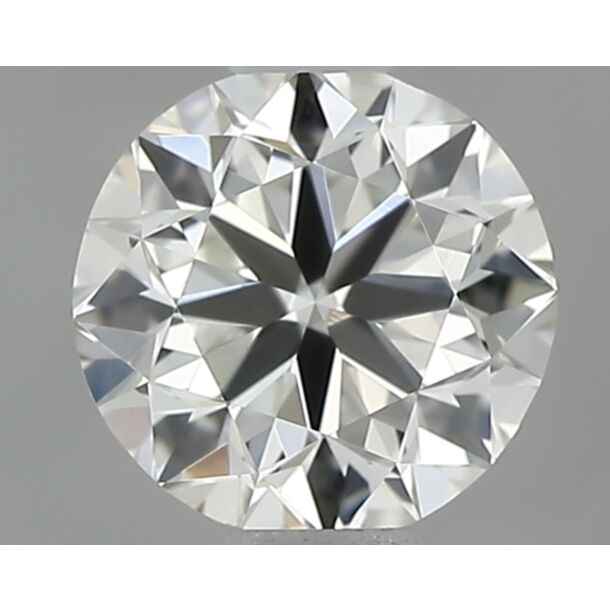 0.5 Carat Diamant Naturel de taille Brillant, Couleur H, Pureté VVS2