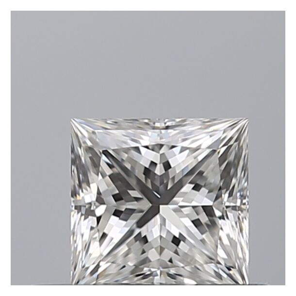 0.46 Karat Natürlicher Diamant Im Prinzessschliff, Farbe F, Reinheit VVS1