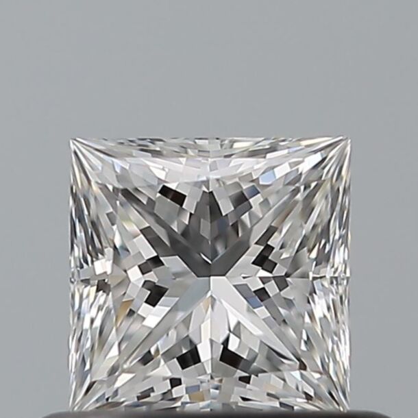 0.47 Karat Natürlicher Diamant Im Prinzessschliff, Farbe E, Reinheit VVS1 0.47 Karat Natürlicher Diamant Im Prinzessschliff, Farbe E, Reinheit VVS1