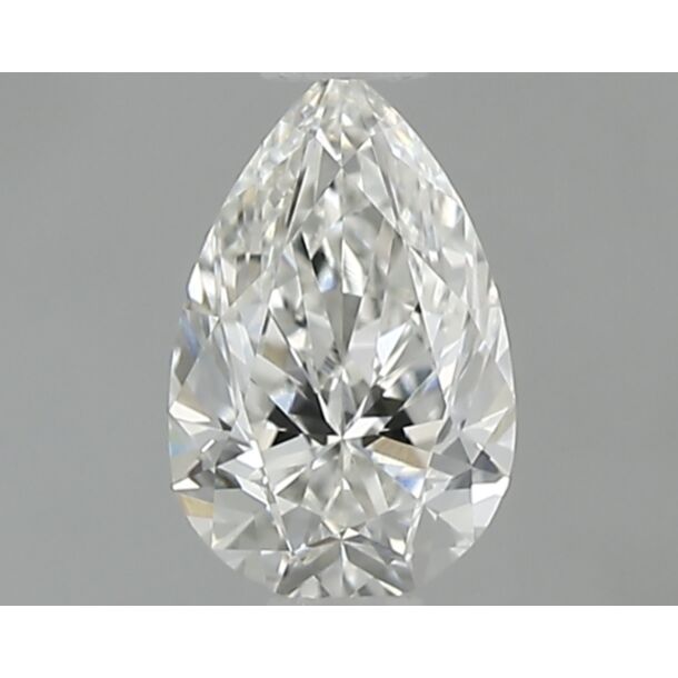0.4 Karaat Natuurlijke Diamant met een Peer vorm, Kleur G, Zuiverheid VS1