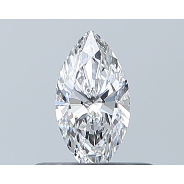 0.3 Karat Natürlicher Diamant Im Marquiseschliff, Farbe D, Reinheit IF