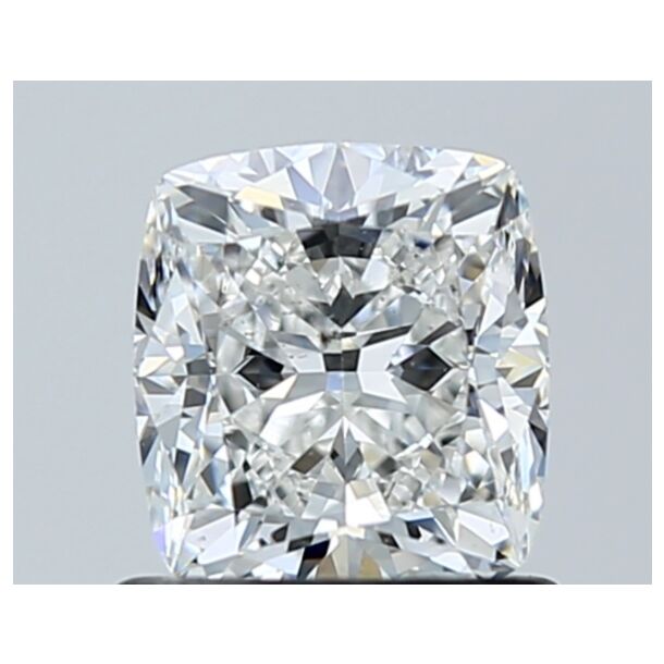 1.01 Carat Natural Diamond, Cushion Cut, Color G, Clarity SI1 1.01 Carat Natural Diamond, Cushion Cut, Color G, Clarity SI1