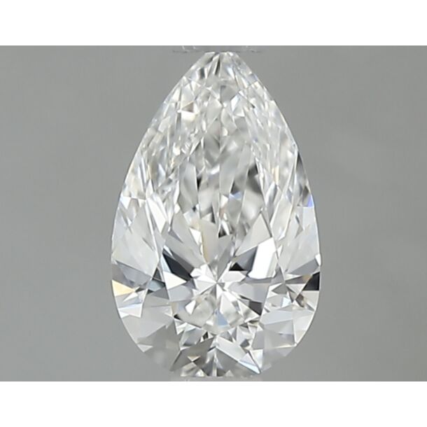 0.41 Karat Natürlicher Diamant Im Tropfenschliff, Farbe F, Reinheit VS2